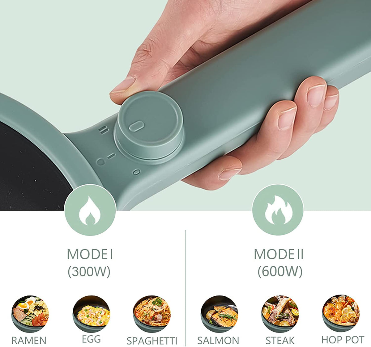 Heated Portable Pot | Electric Mini Cooking Cooker