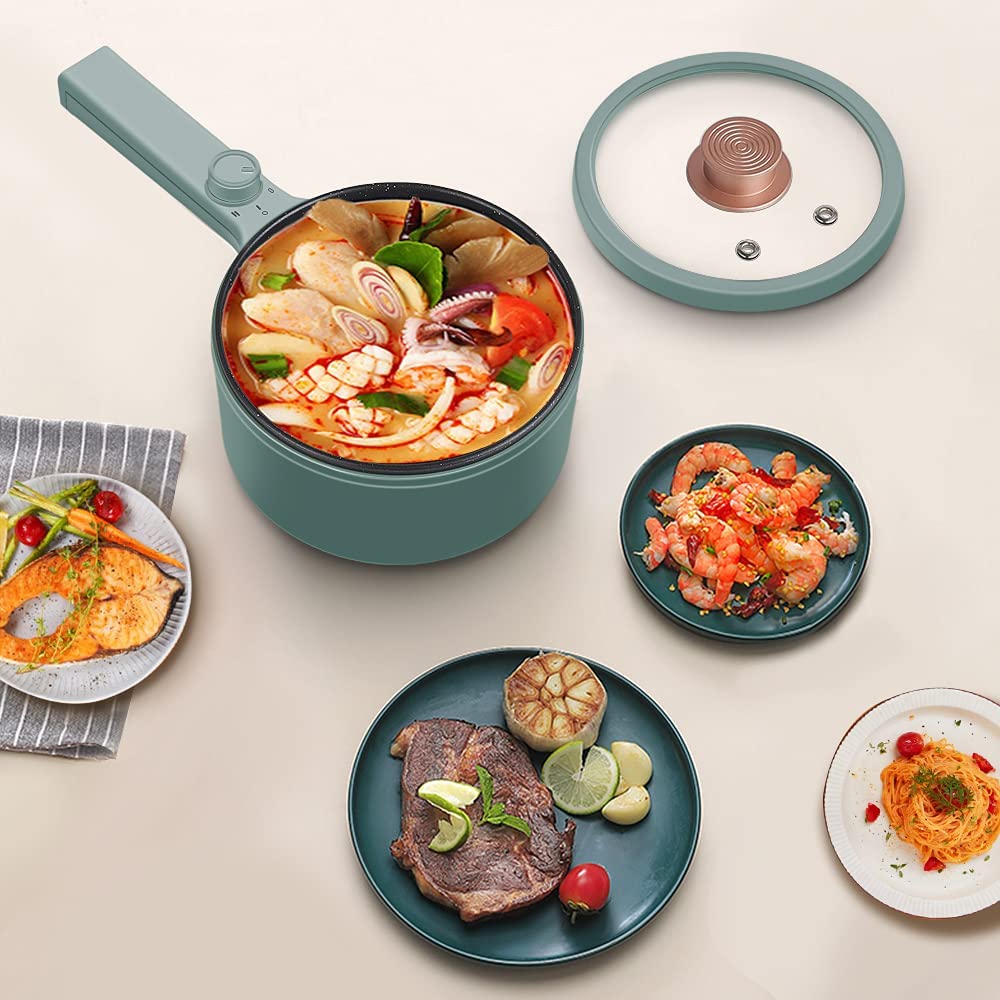 Heated Portable Pot | Electric Mini Cooking Cooker