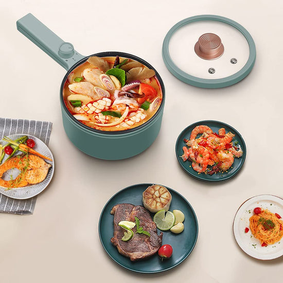 Heated Portable Pot | Electric Mini Cooking Cooker