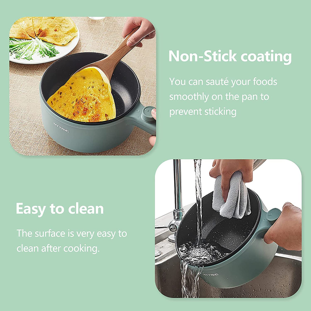 Heated Portable Pot | Electric Mini Cooking Cooker
