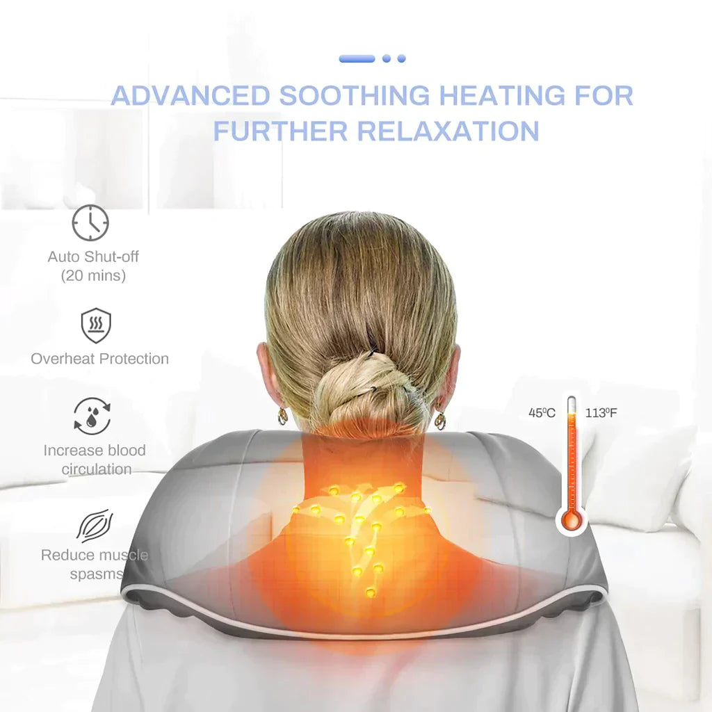 Neck and Shoulder Massager | Portable Pain Relief Device
