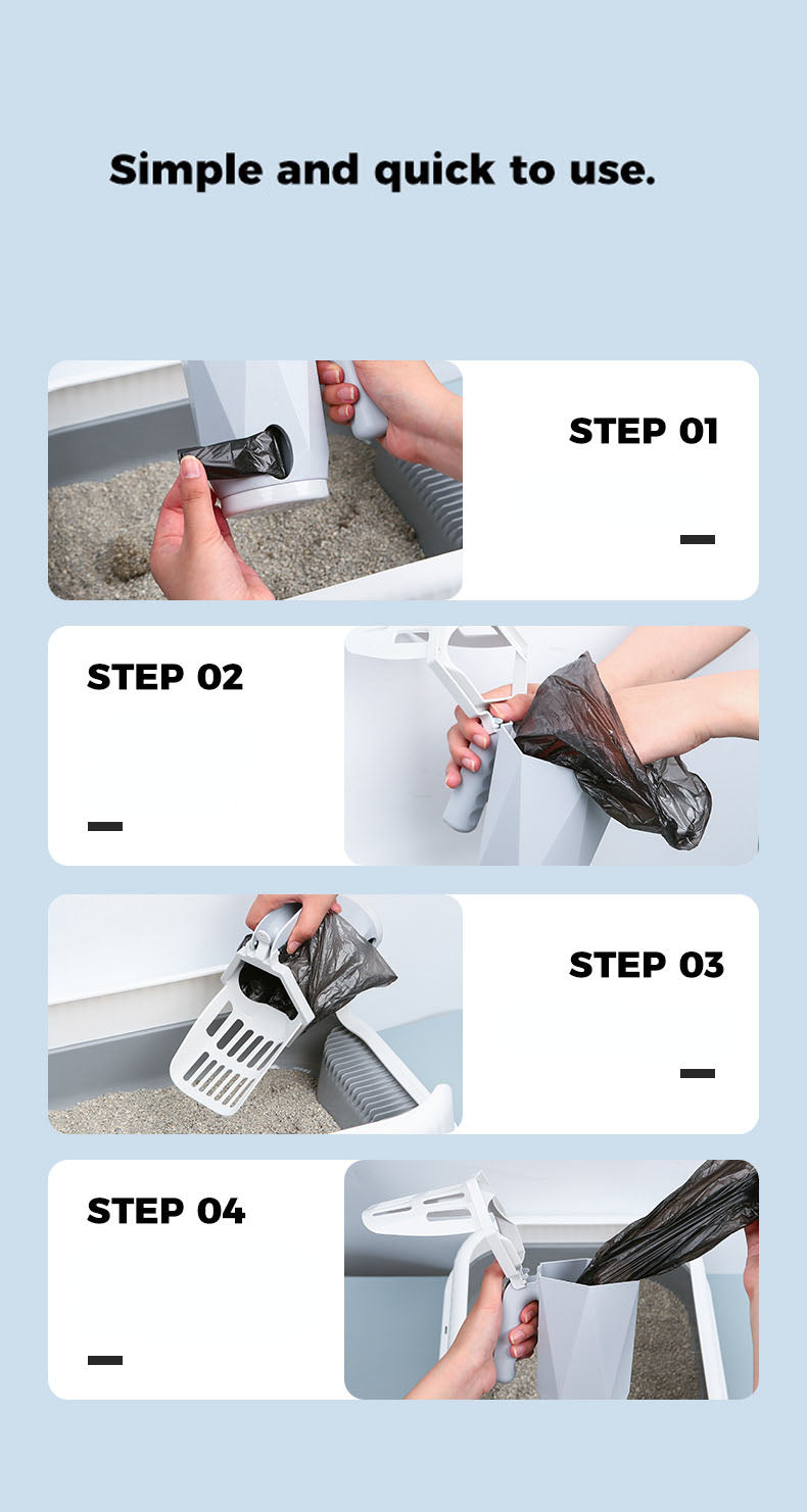 Cat Litter Box Scoop | Comfortable Grip Scooper