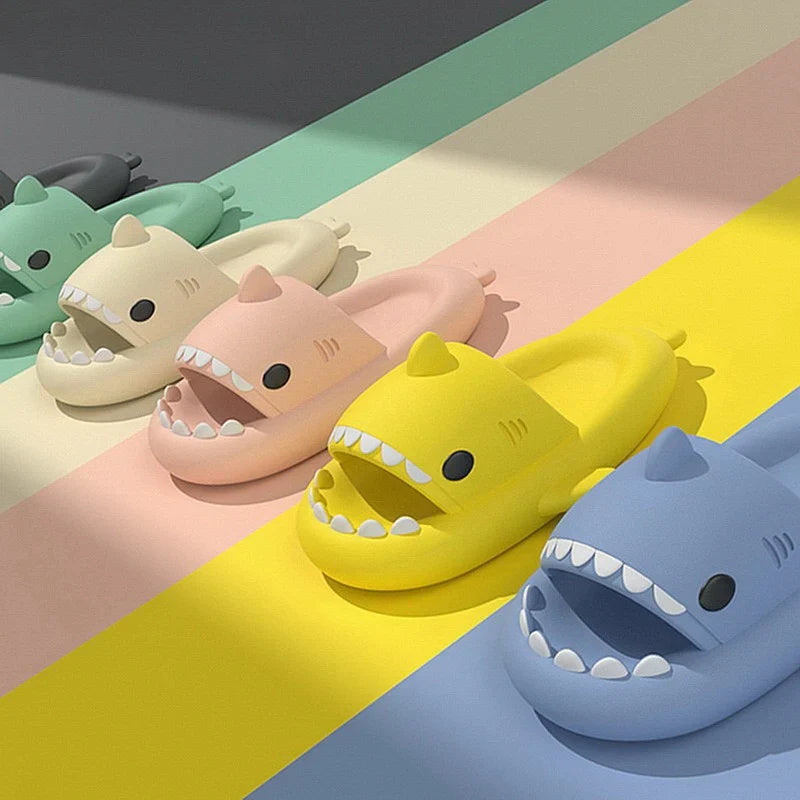 Shark Slides | Cute Shark Design Casual Sandals