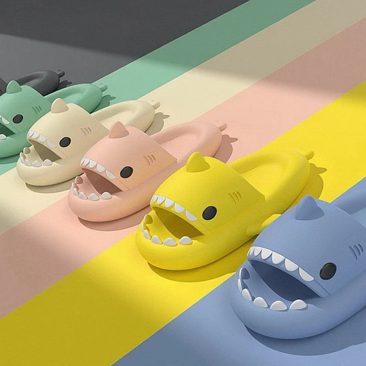 Shark Slides | Cute Shark Design Casual Sandals