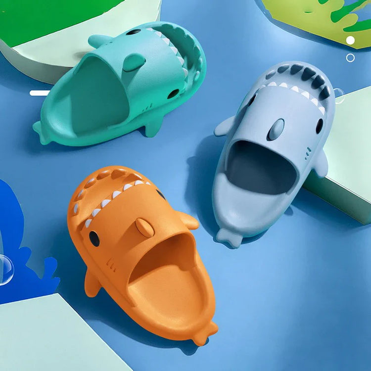 Shark Slides | Cute Shark Design Casual Sandals