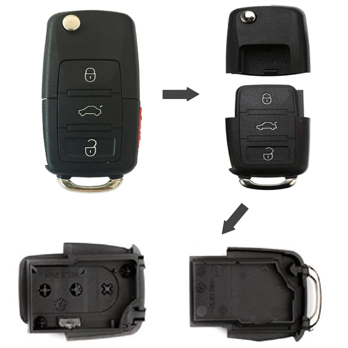 Compartment Car Key Holder | Compact Auto Accessory