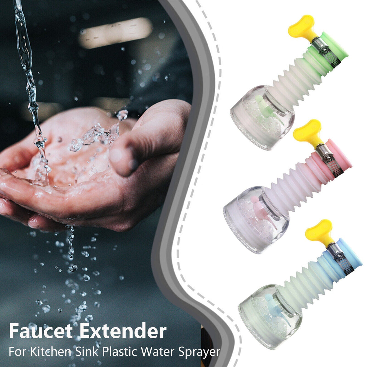 v360-Rotation Kitchen Sink Faucet Extenders